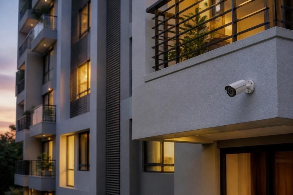 Apartment Society — CCTV installation in Sector 86, Faridabad